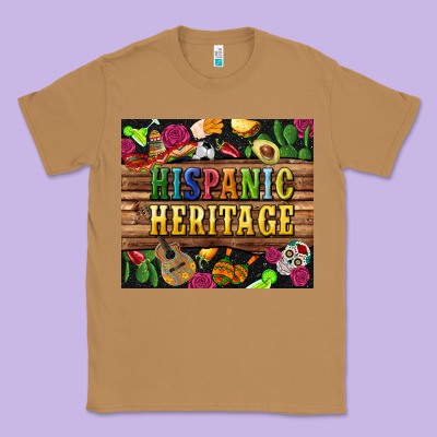 Hispanic Heritage Tumbler Classic Tee Designed By Bundleandbundleshop