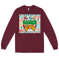 Burgundy the best gamer Long Sleeve Tee - JahusDesignShop