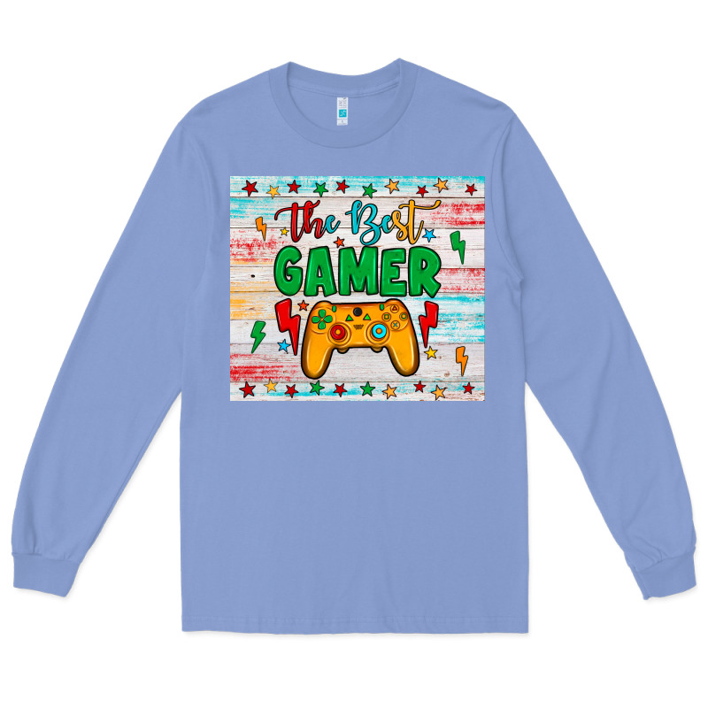 The Best Gamer Long Sleeve Tee by JahusDesignShop | Teevron