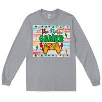 Heather Grey the best gamer Long Sleeve Tee - JahusDesignShop