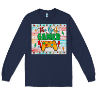 Navy the best gamer Long Sleeve Tee - JahusDesignShop