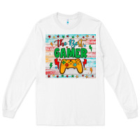 White the best gamer Long Sleeve Tee - JahusDesignShop