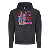 Just A Girl Who Loves Books Vintage Hoodie | Teevron