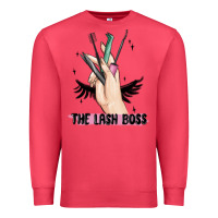 Cardinal the lash boss Premium Sweatshirt - MaliasSmallBusiness