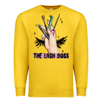 Lemon the lash boss Premium Sweatshirt - MaliasSmallBusiness