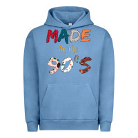 Pigment Pebble Blue Made in the 90's Urban Hoodie - Bettercallsaul