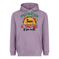 Lavender i'm a slut for tacos a tac ho if you will Heavyweight Hoodie - MaliasSmallBusiness