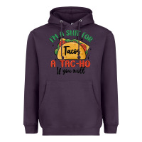 Plum i'm a slut for tacos a tac ho if you will Heavyweight Hoodie - MaliasSmallBusiness