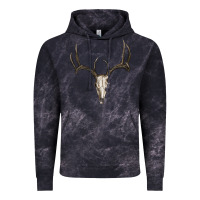 Cloud Black deer skull Vintage Hoodie - RanaPortraitStore