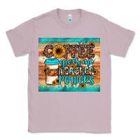 Lilac coffee gives me teacher powers Classic Tee - JahusDesignShop