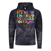 Cloud Black its me hi im the teacher its me Vintage Hoodie - texasbilliewilder