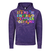 Cloud Purple its me hi im the teacher its me Vintage Hoodie - texasbilliewilder