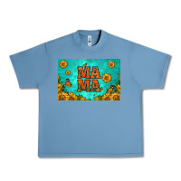 Pebble Blue sunflowers mama skinny metal can holder Urban Heavy Tee - HRA Design Shop