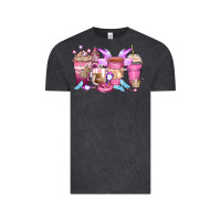 Vintage Black princess coffee cups Vintage Tee - Zillion Design Studio