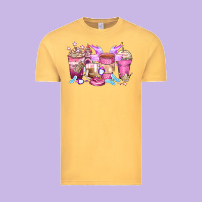 Princess Coffee Cups Vintage Tee Designed By Zillion Design Studio