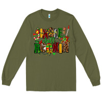 Army Green jingle bell rockin Long Sleeve Tee - AdoDesignShop