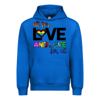 Cobalt All For Love And Love For All Urban Hoodie - Bettercallsaul