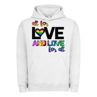 Pigment Lunar Rock All For Love And Love For All Urban Hoodie - Bettercallsaul