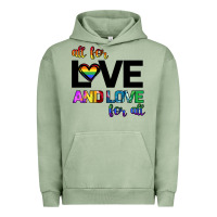 Pigment Oil Green All For Love And Love For All Urban Hoodie - Bettercallsaul