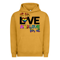Pigment Peanut Butter All For Love And Love For All Urban Hoodie - Bettercallsaul