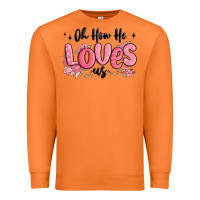 Carrot oh how he loves us Premium Sweatshirt - MaliasSmallBusiness