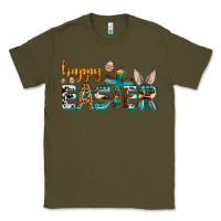 Army Green western happy easter Classic Tee - AdoDesignShop