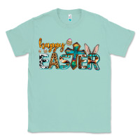 Seafoam western happy easter Classic Tee - AdoDesignShop