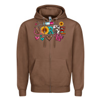 Chestnut western nurse life Zipper Hoodie - Artiststas