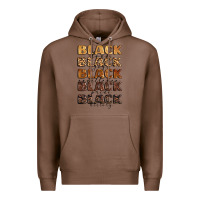 Chestnut typography variations in animal and glitter textur Premium Hoodie - LillyAllenDesigns
