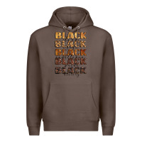 Coffee typography variations in animal and glitter textur Premium Hoodie - LillyAllenDesigns