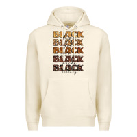 Tofu typography variations in animal and glitter textur Premium Hoodie - LillyAllenDesigns