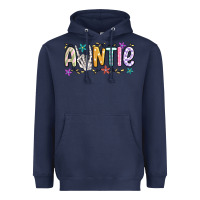 Navy auntie Heavyweight Hoodie - MaliasSmallBusiness