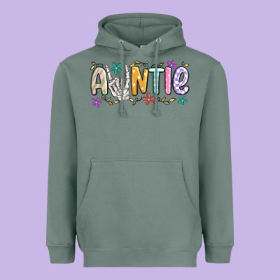 Auntie Heavyweight Hoodie Designed By Maliassmallbusiness