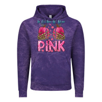 Cloud Purple in october we wear pink Vintage Hoodie - Zillion Design Studio