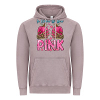 Vintage Zinc in october we wear pink Vintage Hoodie - Zillion Design Studio