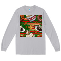 Moon Dust christmas cake seamless pattern Long Sleeve Tee - BundleAndBundleShop