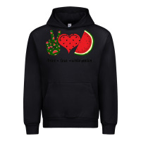 Black Peace Love Watermelon Urban Hoodie - Bettercallsaul