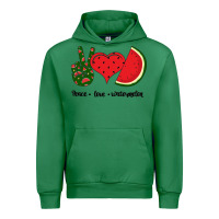 Emerald Peace Love Watermelon Urban Hoodie - Bettercallsaul