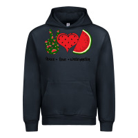 Navy Peace Love Watermelon Urban Hoodie - Bettercallsaul