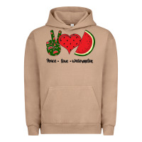 Pigment Burro Peace Love Watermelon Urban Hoodie - Bettercallsaul