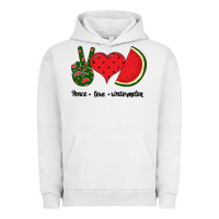 Pigment Lunar Rock Peace Love Watermelon Urban Hoodie - Bettercallsaul