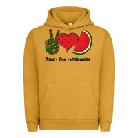 Pigment Peanut Butter Peace Love Watermelon Urban Hoodie - Bettercallsaul