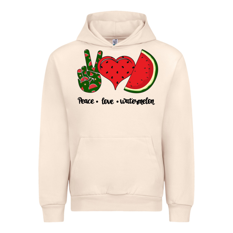 Peace Love Watermelon Urban Hoodie by Bettercallsaul | Teevron