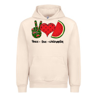 Sandshell Peace Love Watermelon Urban Hoodie - Bettercallsaul