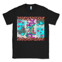 Black auntie leopard turquoise Classic Tee - JahusDesignShop