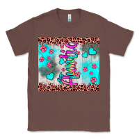 Chestnut auntie leopard turquoise Classic Tee - JahusDesignShop