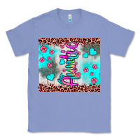 Colony Blue auntie leopard turquoise Classic Tee - JahusDesignShop