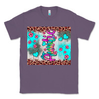 Lavender auntie leopard turquoise Classic Tee - JahusDesignShop