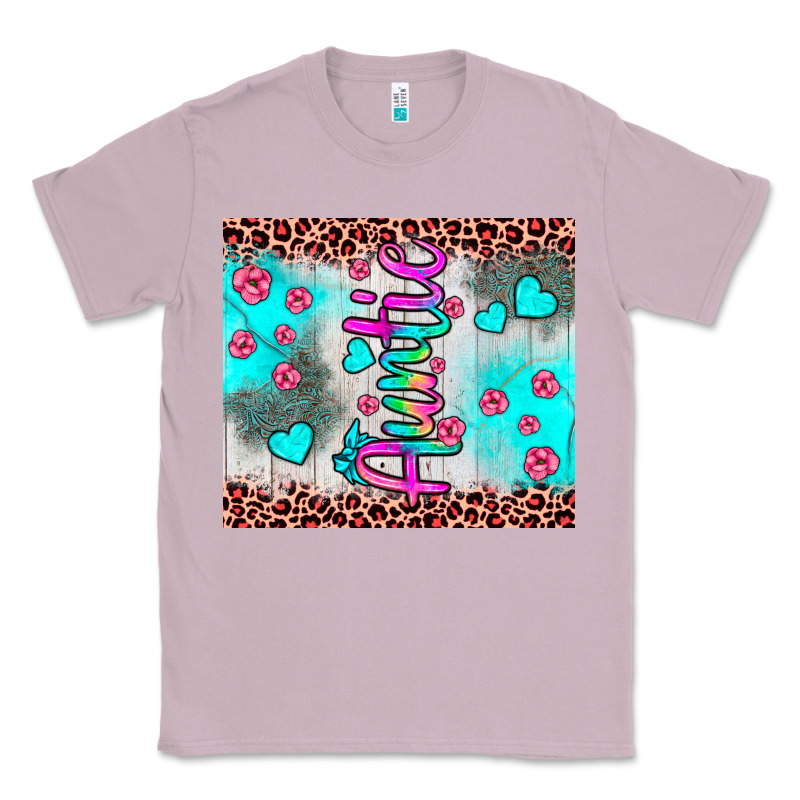 Auntie Leopard Turquoise Classic Tee by JahusDesignShop | Teevron