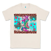 Natural auntie leopard turquoise Classic Tee - JahusDesignShop